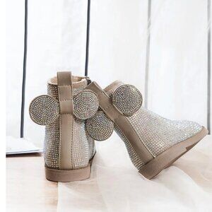 SOLD+++Girls' Rhinestone Fashion Boots, Winter Children's Shoes Size 36